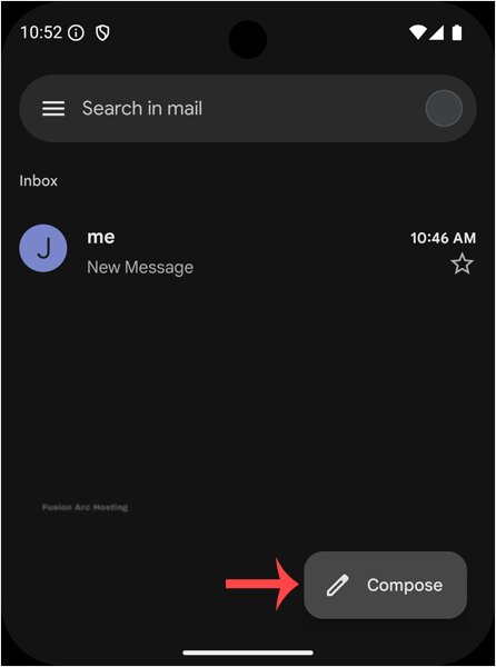 How to Send an Email via Android 8 android cpanel compose send email