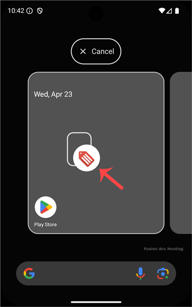 android drag built in icon