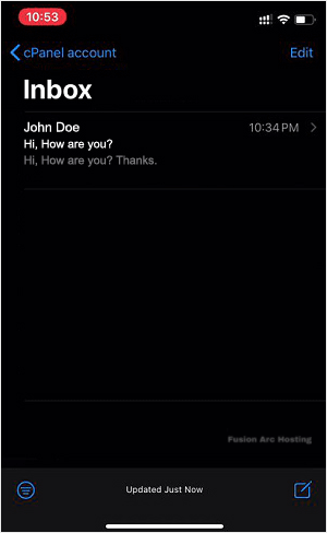 apple check email cpanel