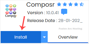 composr install button