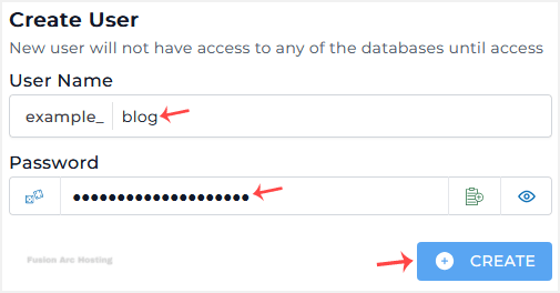 da create user details