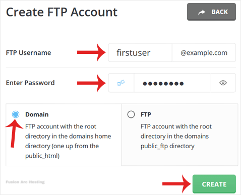 da createftp acform