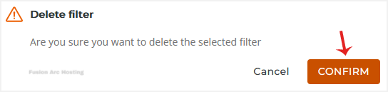 How to Remove Email Spam Filters in DirectAdmin 9 da filterremove confirmation
