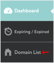 domain list menu namecheap