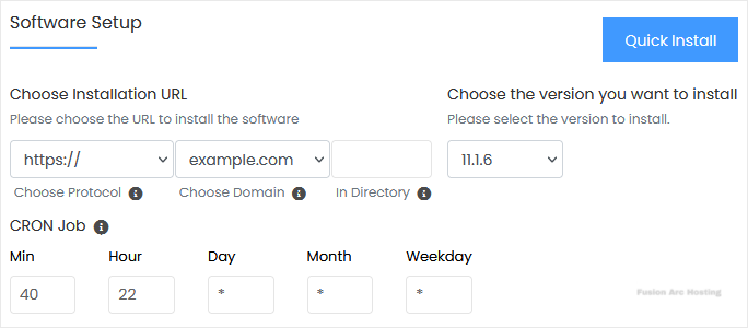 drupal install screen