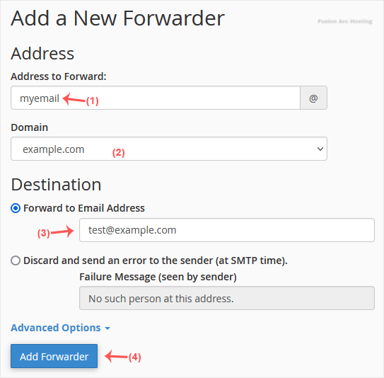 email forward steps