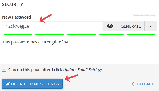 How to Change an Email Account's Password in cPanel 9 email password change final configuration