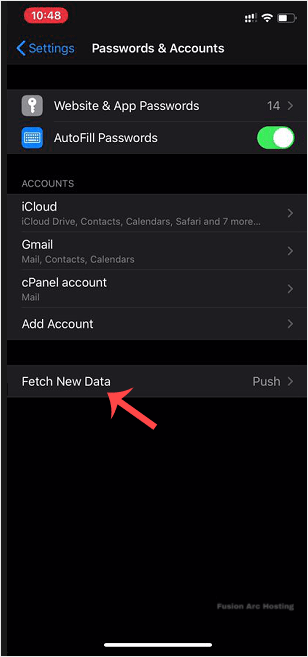fetch apple email