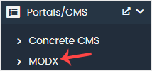 modx softaculous