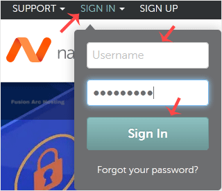 namecheap login page