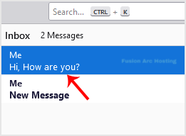 open email