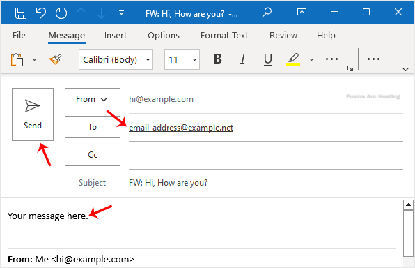 How to Forward Email in Outlook 2021 9 outlook forward email