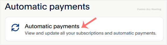 paypal automatic payments button
