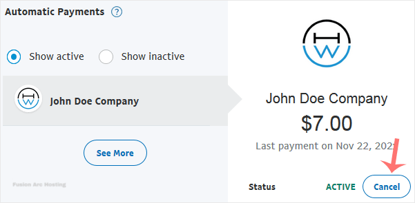 paypal cancel subscription click on cancel