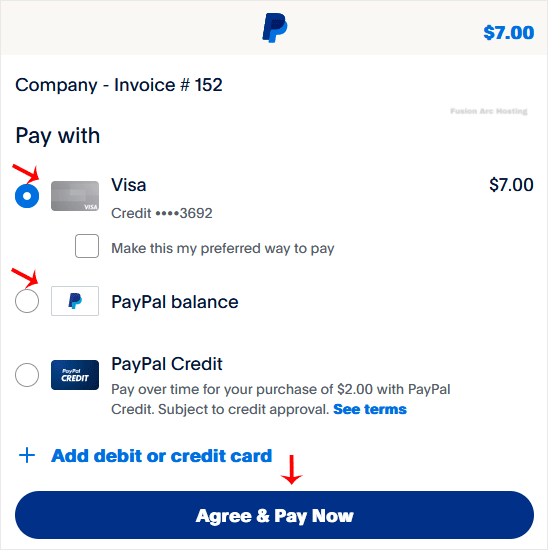 paypal subscription payment source