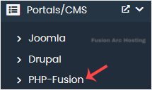 php fusion softaculous