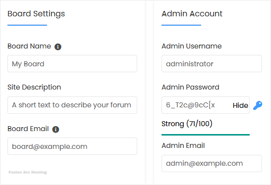 phpbb install screen