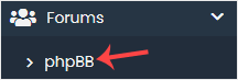 phpbb softaculous