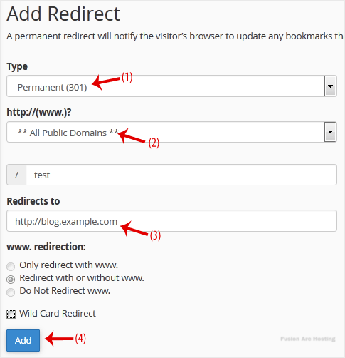 How to Redirect Your Website to Any Page or External Domain 8 redirect config