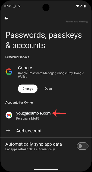 How to Set Up a cPanel Email Account in Android 24 setting imap android
