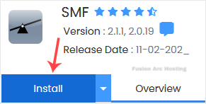 smf install button