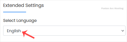 softaculous select language