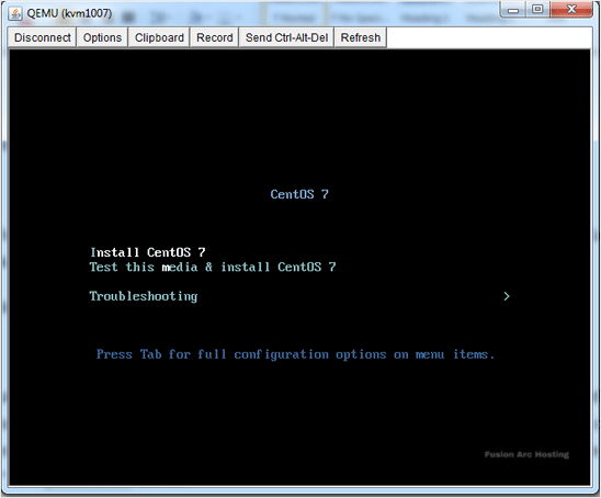 solusvm os installing option
