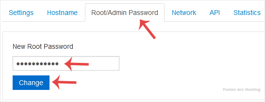 solusvm rootadmin vps os password