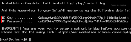 solusvm slave keys of installation