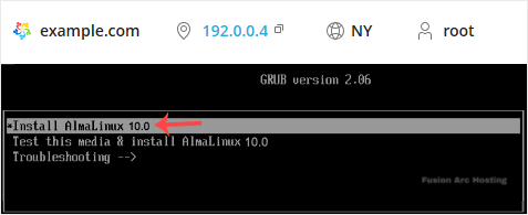 solusvm2 iso os choose