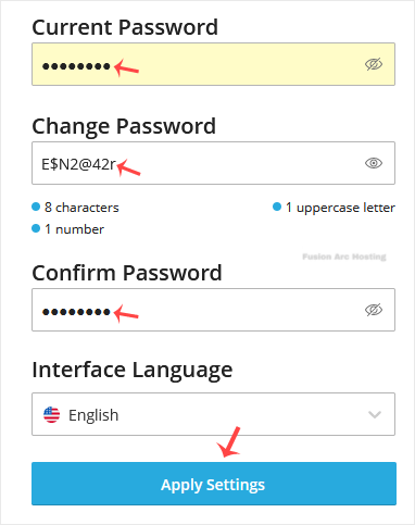 solusvm2 password change