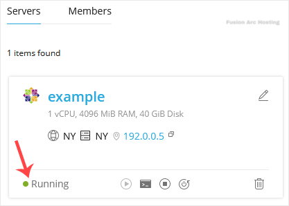 solusvm2 running status