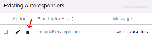 How to Create or Remove the Email Autoresponder in SiteWorx 12 delete autoresponder