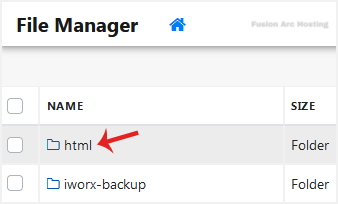 siteworx filemanager html