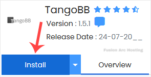 How to Install TangoBB Forum via Softaculous in cPanel 15 tangobb install button