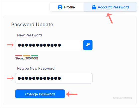 virtualizor change password