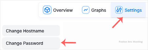 virtualizor settings password
