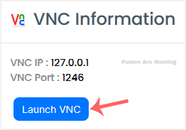 virtualizor vnc choose option