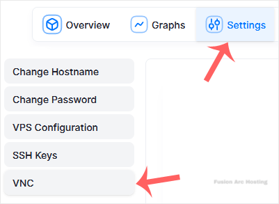 virtualizor vnc password option