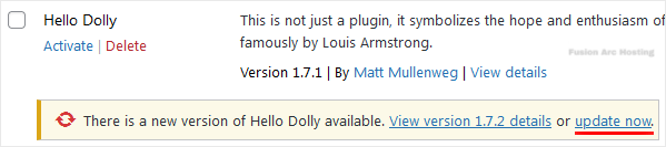 wp plugin update hellodolly