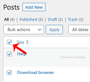 wp removing multiple post