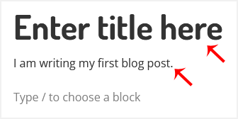 writing first blog post