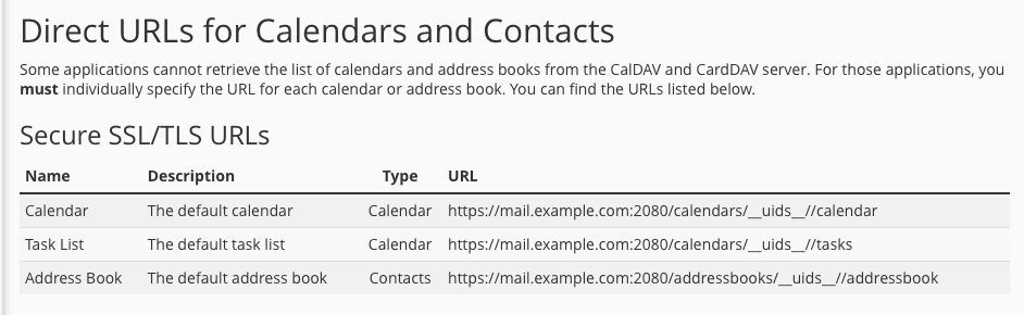 03 direct calendar links cpanel